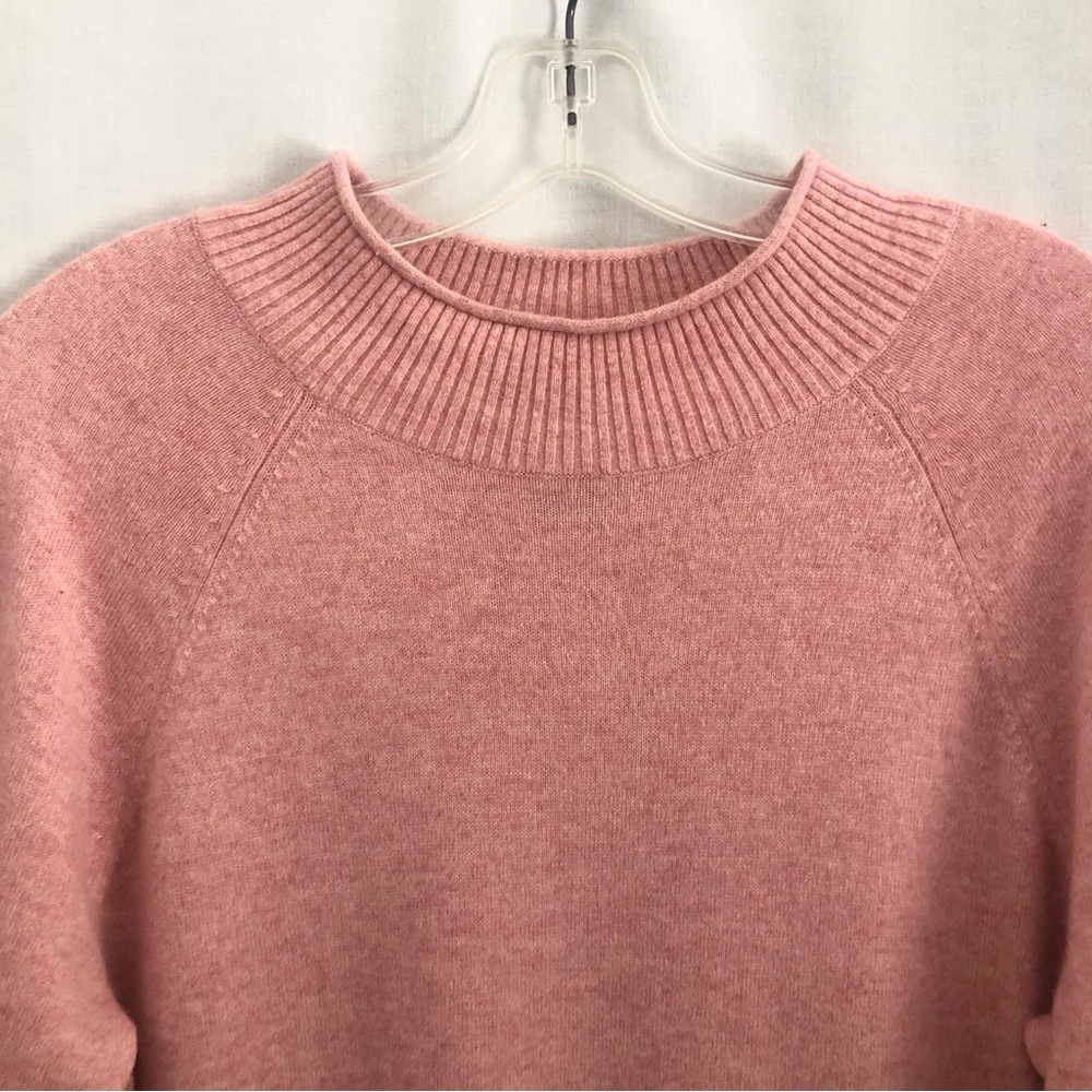 Lands' End Pink Crew Neck Sweater - Picture 2 of 10